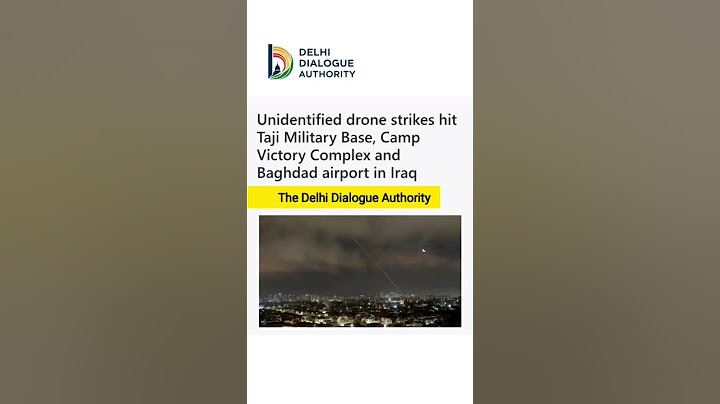 Unidentified drone strikes hit Taji Military Base, Camp Victory Complex and Baghdad airport in Iraq
