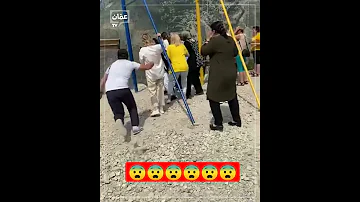 سقوط مرجيحة من أعلي الجبل 