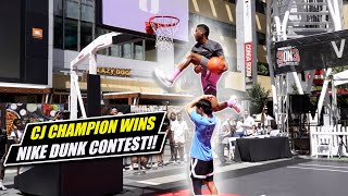 CJ Champion Wins Nike Dunk Contest in LA!