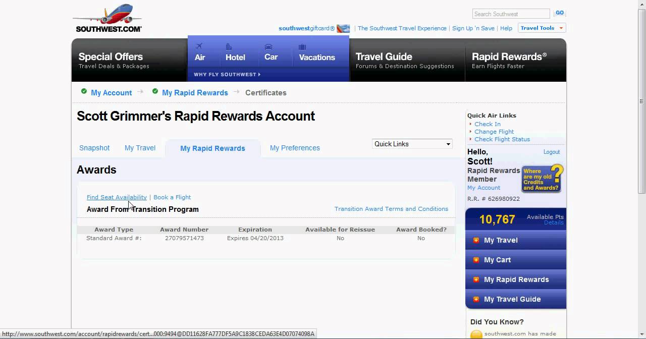 How To Transfer Rapid Rewards Points To Credits And Book An Award YouTube How To Transfer Rapid Rewards Points To Credits And Book An Award YouTube