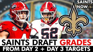 Saints Day 2 Draft Grades Ft.