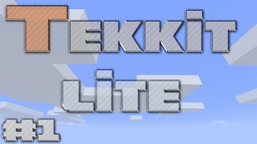 Minecraft Tekkit Lite Mod Pack Lets play: Part 1