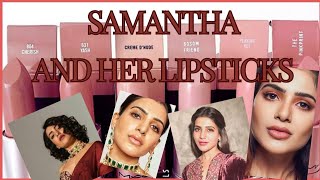 Samantha Ruth Prabhu Lipstick Shades Best Nude Red Glossy Looks Inspo