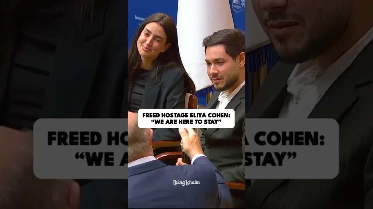Freed Hostage Eliya Cohen Tells Jews Everywhere "We Are Here to Stay"
