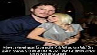 Chris pratt \& anna faris separating after 8 years of marriage