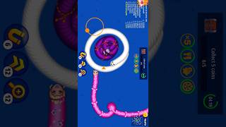 Wormszone Io snake game slither snake game #wormszone #shortsfeed #slithersnake #snakegame #shorts