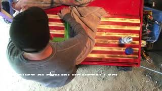 DIY Rustic American Flag