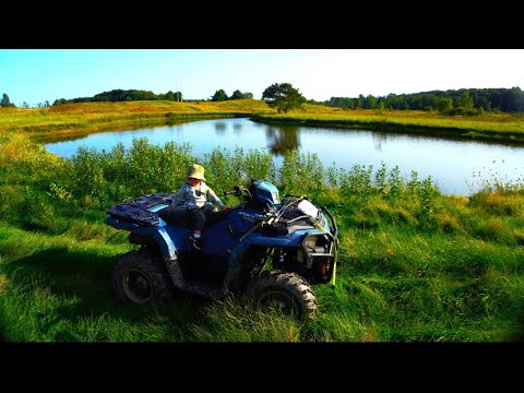 ABANDONED Golf Course BASS Fishing with a BABY!