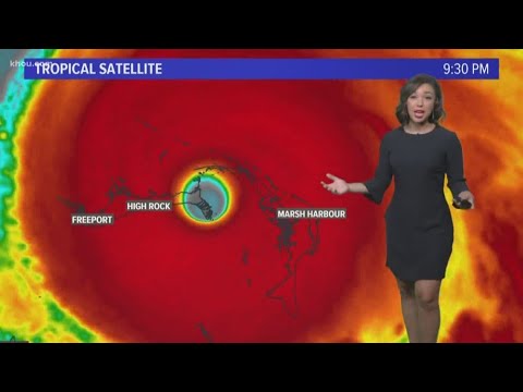 khou 11 erika lopez Dorian continues to pound northern Bahamas Sunday night