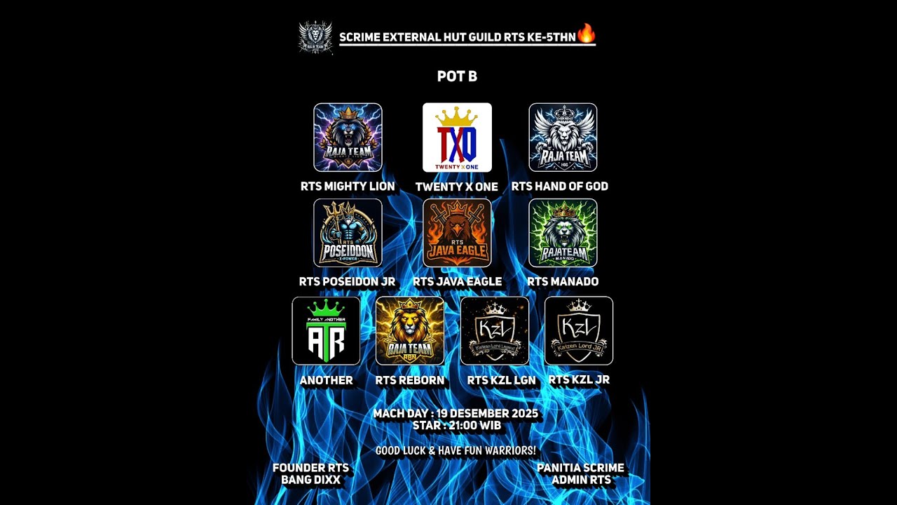 🔴 [LIVE] SCRIM RTS POT C / FREEFIRE INDONESIA 20/12/25