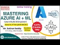 Mastering AZURE AI + ML Online Training @ DURGASOFT