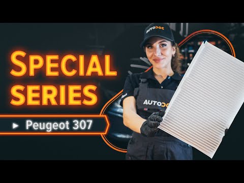 How to change pollen filter / cabin filter on PEUGEOT 307 SW  [TUTORIAL AUTODOC]