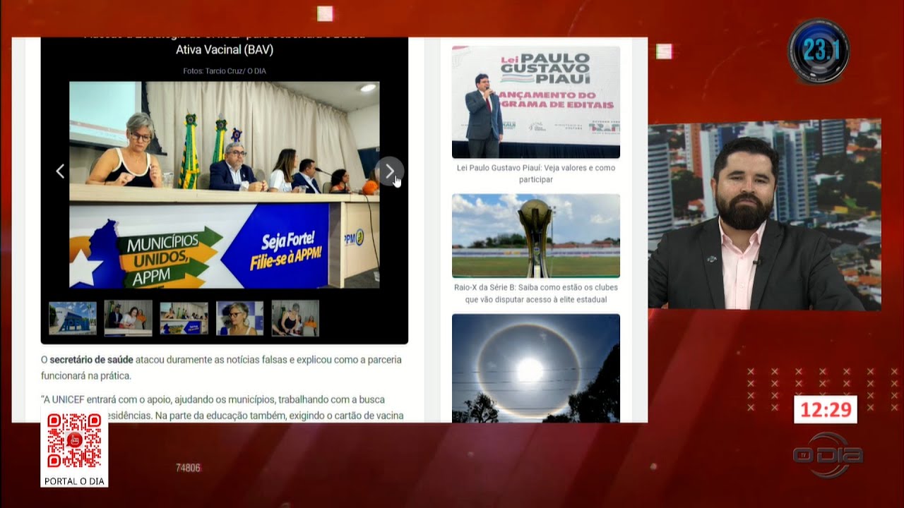 Notícias do Portal O Dia no programa Rota do Dia 20 09 2023