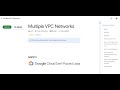 Multiple VPC Networks | Lab solution #arcade2025
