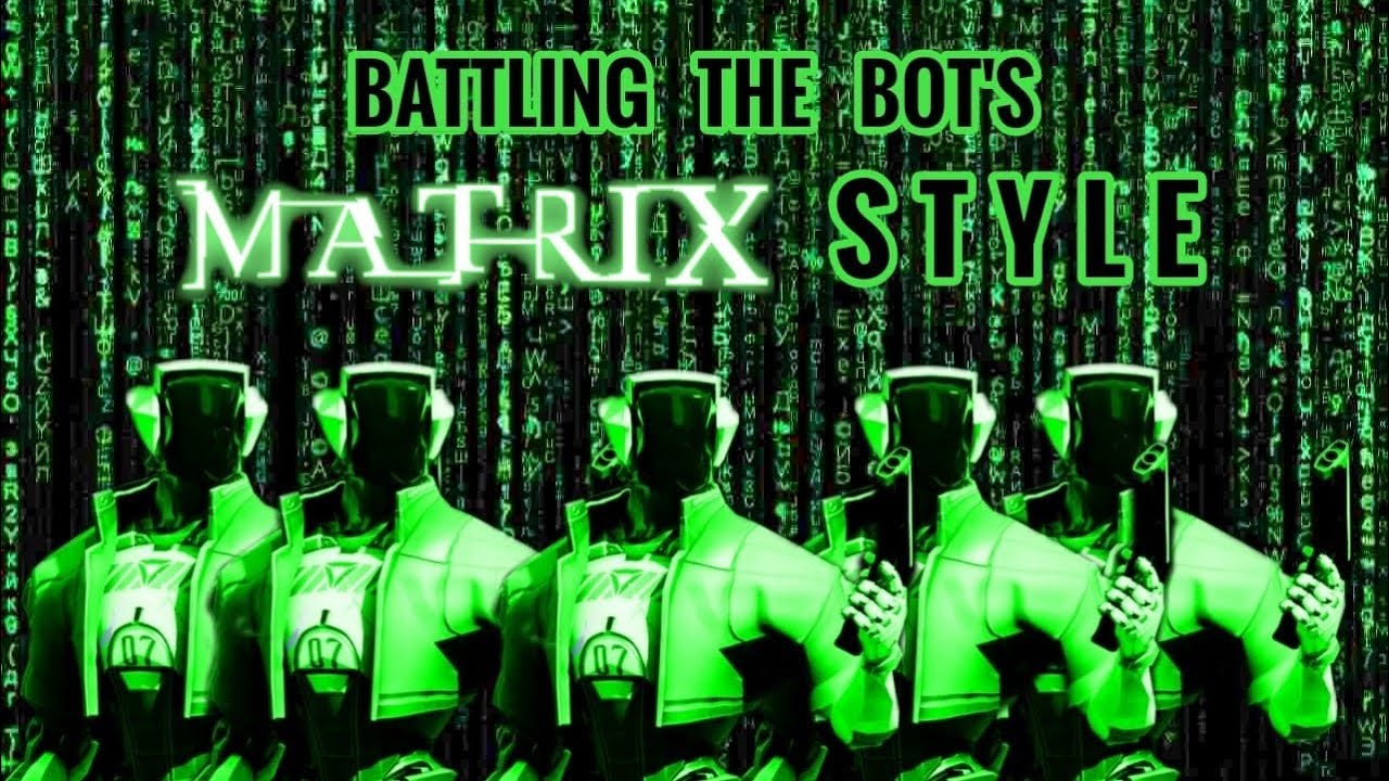 Hyper Dash - Battling The Bot's Matrix Style - YouTube
