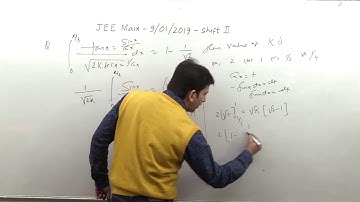 JEE MAIN-2019 jan 9 Shift-2  math Paper-2 Memory Based-1solutions | JEE Previous Years Solved Papers