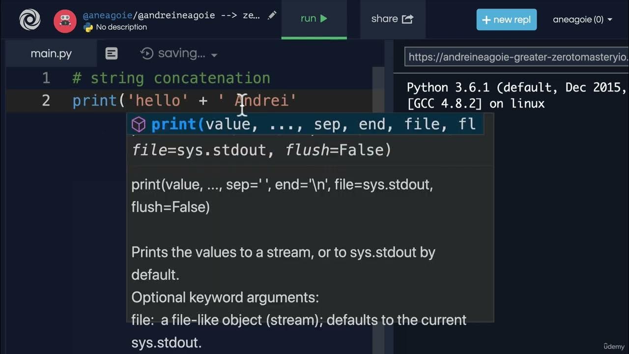 String Concatenation in python - python basics -python tutorials ...