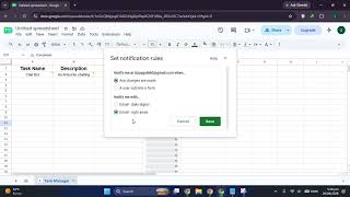 How to Set Up Notifications for Changes in Google Sheets