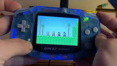 Game Boy Advance IPS LCD with an AV Out Mod Showcase!