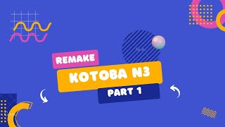 (Remake) Full Kotoba JLPT N3 Part 1