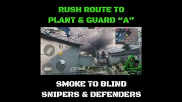 Easy Rush Route: Standoff - Best Map Control Spots Part 2 COD Mobile Search & Destroy #shorts