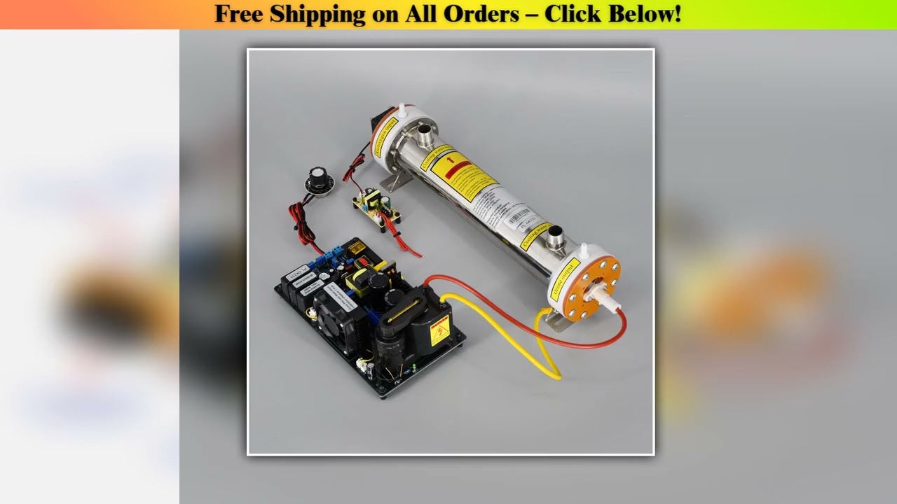 CE FCC ROHS Patented product 40G/H 40grams adjustable air cooling + water cooling Quartz tube