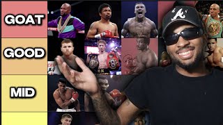 All Time Boxing Tier List (UPDATED)