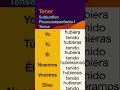 How to conjugate Spanish verb Tener (to have, to hold) in Subjuntivo Pluscuamperfecto I tense.