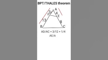 "Proportionality in Triangles: BPT/Thales