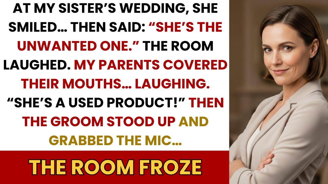 My Sister Called Me ‘Unwanted’ at Her Wedding—Then the Groom Grabbed the Mic and Canceled It