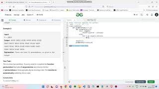 String Permutations (With Recursion) | POTD | GFG | Python