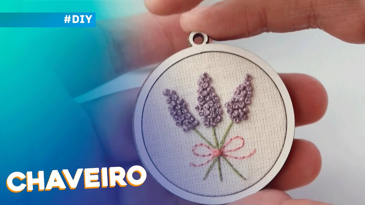 Chaveiro bordado por Paulo Rezende