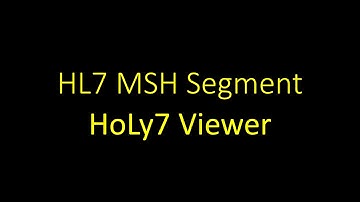 HL7 MSH Segment 03212017