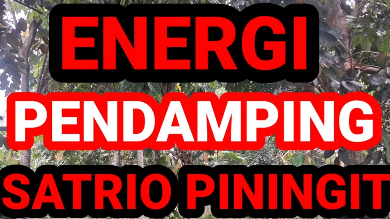 INILAH KEKUATAN ENERGI PENDAMPING SATRIO PININGIT 
