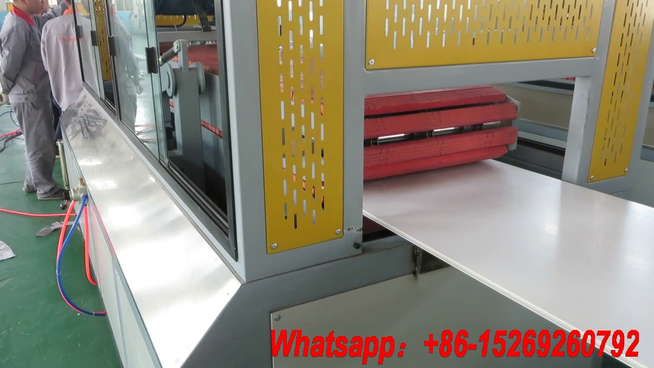 Online Stamping PVC ceiling panel machine/PVC ceiling making machine