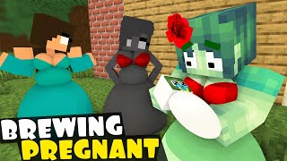 Monster School : BREWING PREGNANT BABY CHALLENGE - Minecraft Animation