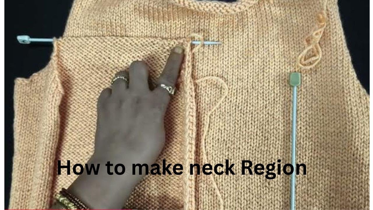 Part-2 | Cardigan Project | How to make neck 