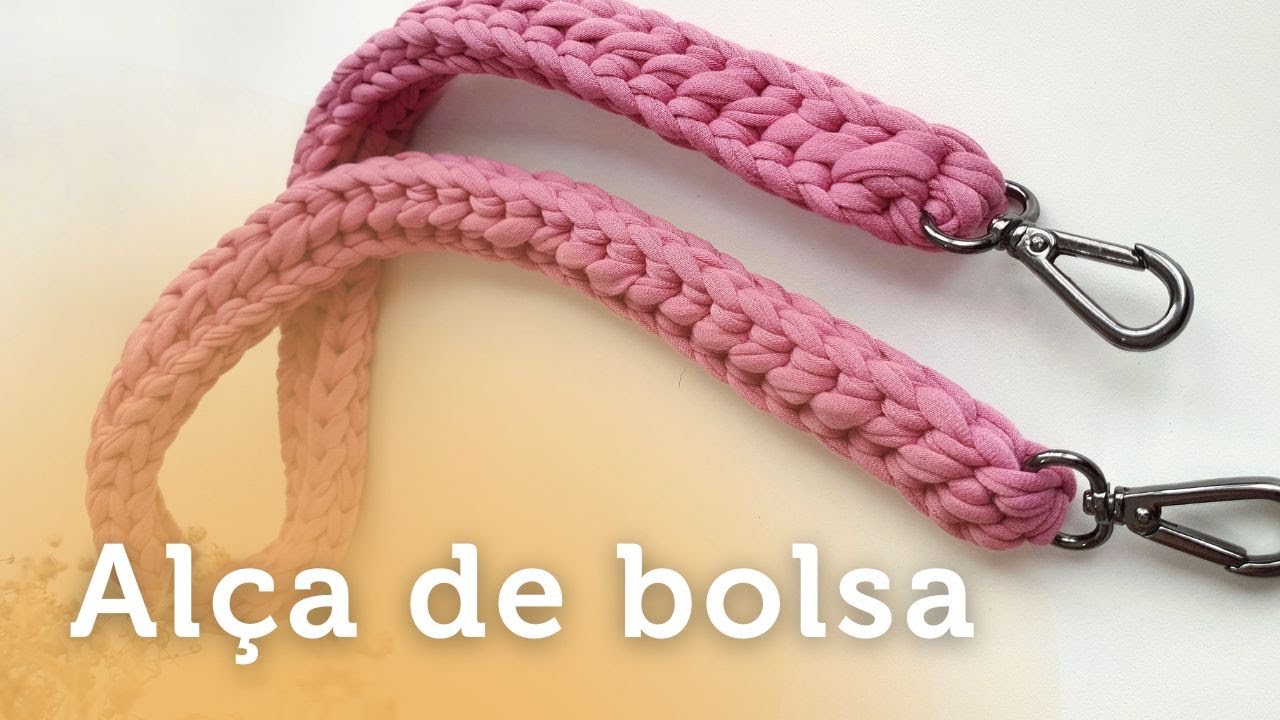Alça de crochê para bolsa | por Ju quem fez