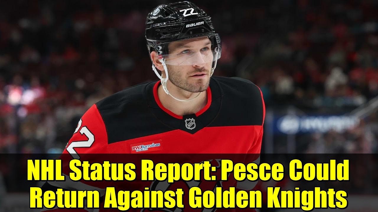 Информация о состоянии игроков НХЛ: Пеше может вернуться в строй в матче против «Голден Найтс» | ...