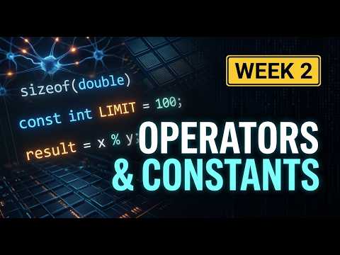 C++ Data Management | sizeof, Scope & Arithmetic Operators | C++ Programming Lecture 3