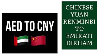 Chinese Yuan to UAE Dirham Rates Today 22 August 2025