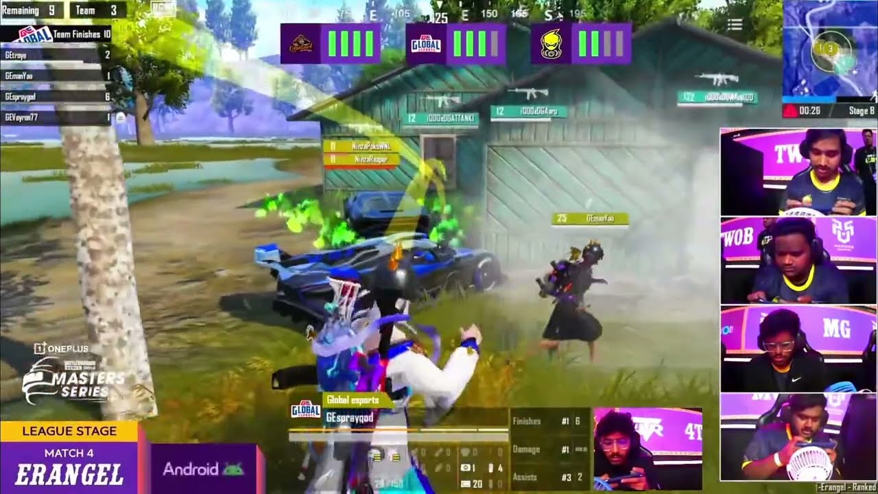 Champions Team OG  Manya New Team GE BGMS Lan Wwcd 🔥😱 | Spray God Domination solo 9 kills 