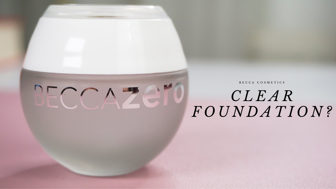 I TRIED FOUNDATION WITH NO COLOR | BECCA | ZERO NO PIGMENT