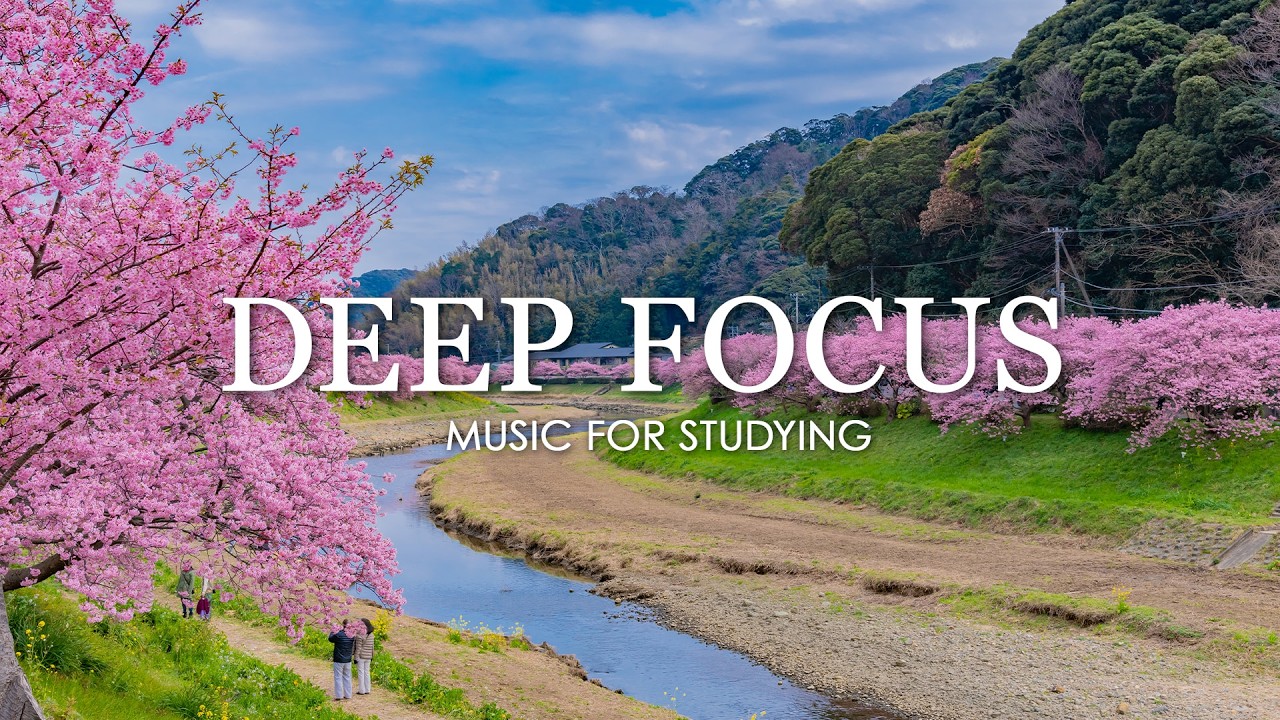 Study Music 4 hours - Relaxing Studying Music, Focus Concentration Music - Background Music