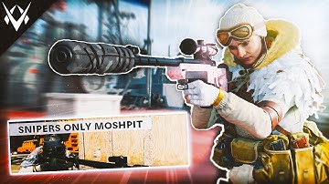 The SNIPERS ONLY Mode is TOO EASY for us on Cold War!