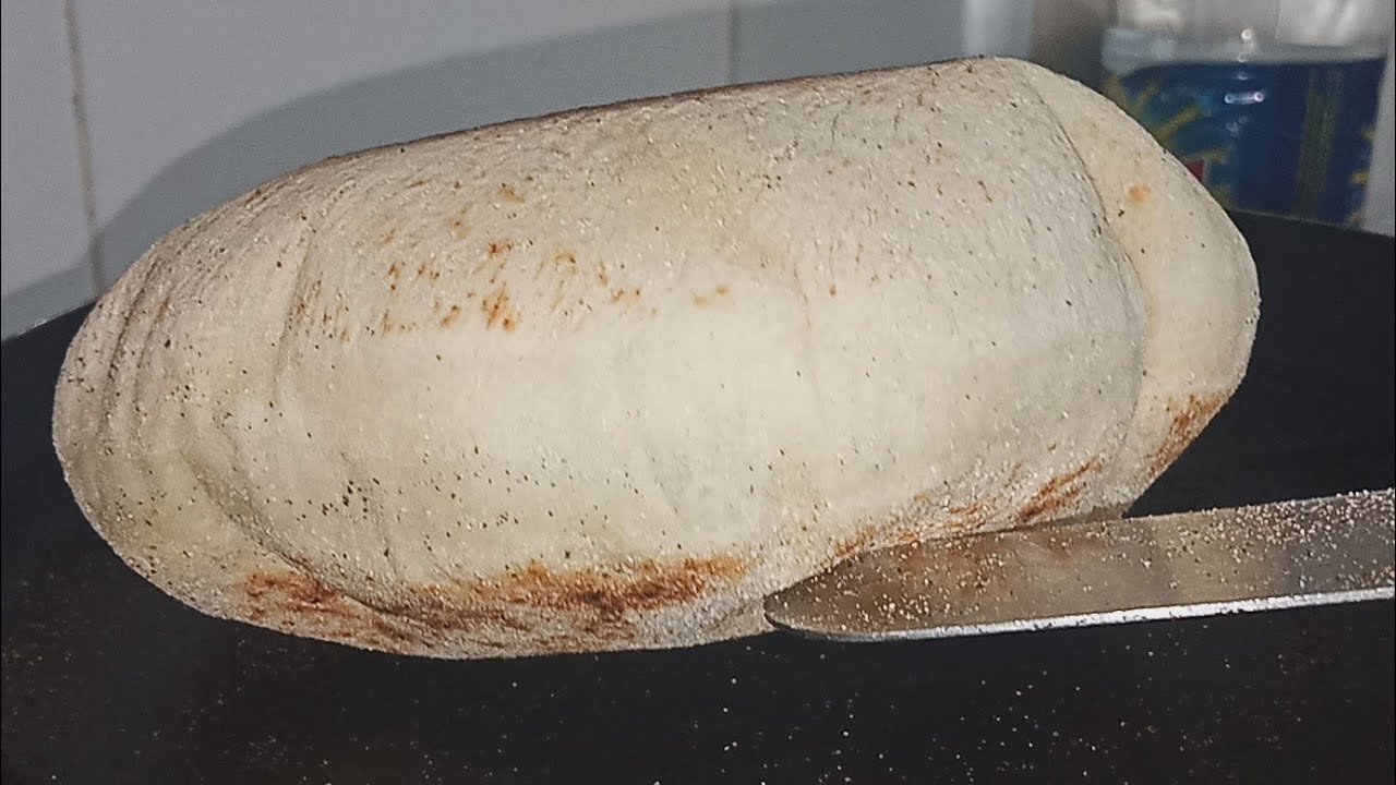 خبز منفوخ وفارغ ناجح جدا من المرة الاولى 100% هايل جربوه ولن تندموا❤