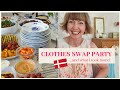 Clothes Swap Party! And what I brought home! Danish hygge with friends