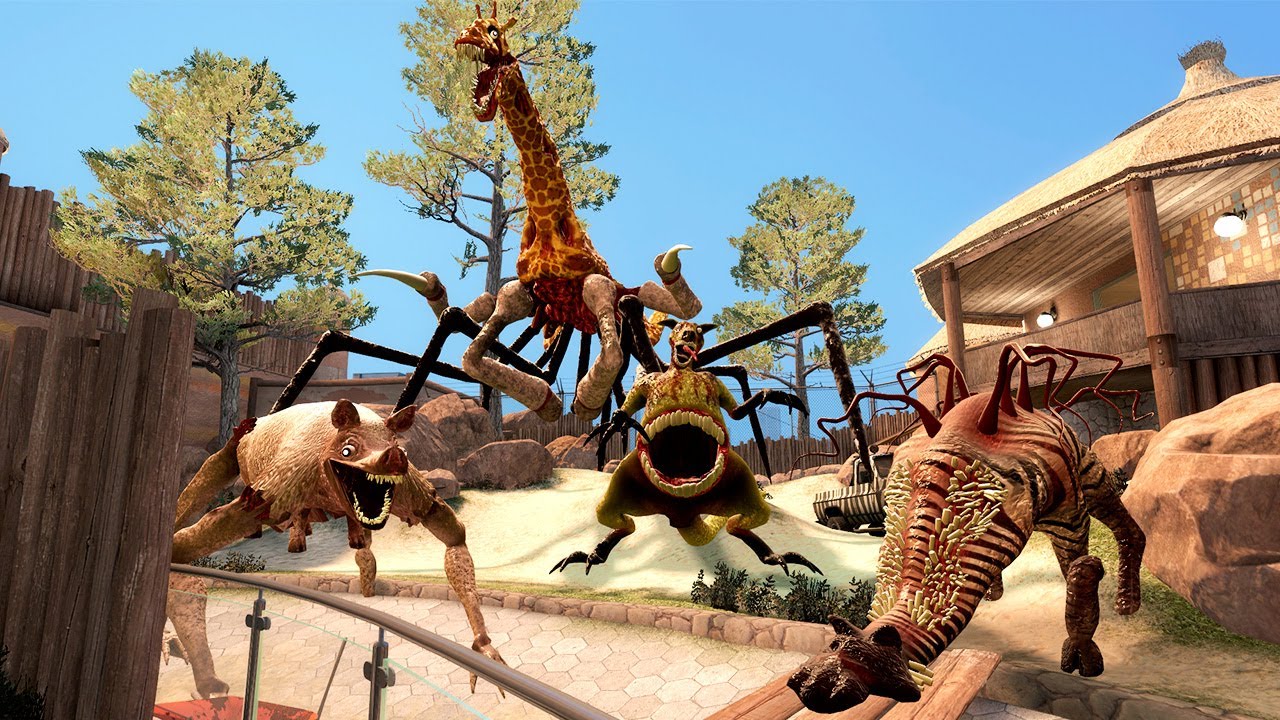 VOY AL ZOOLOGICO Y ENCUENTRO A LOS MUTANTES DE ZOOCHOSIS en Garry's Mod