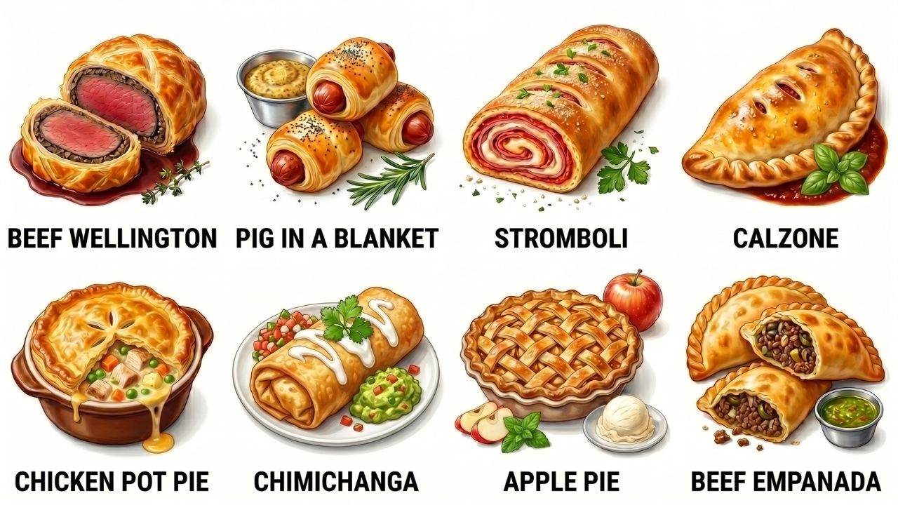 Every Food Wrapped in Dough Explained
