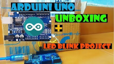 Arduino UNO unboxing and testing by uploading LED blinking programme ll SudeepAJ Creations